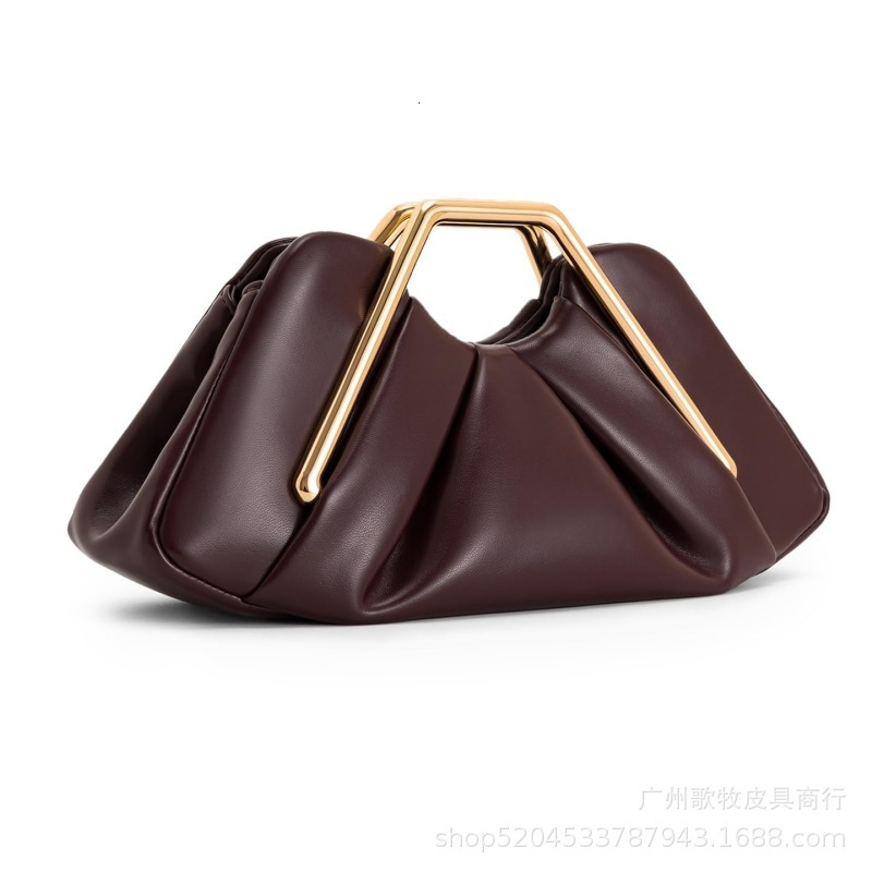 Luxury Brand Designer Bag Cloud Bag Shaping Women PU Handheld Evening Bag Exquisite Fashion Storage Pleated Bag