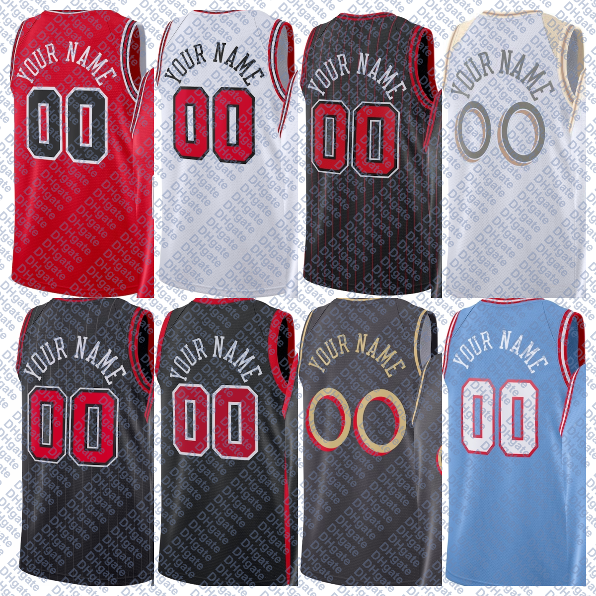 Coby White Bulls Jersey Basketbal Michaels Jordan Nikola Vucevic Matas Buzelis Josh Giddey Kevin Huerter Ayo Dosunmu Tre Jones Patrick Williams Jalen Smith City