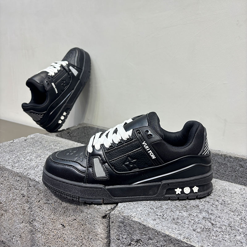 Designer shoes new trendy men's shoes versatile and comfortable sports and casual sneakers fashionable and breathable board shoes for men size 36