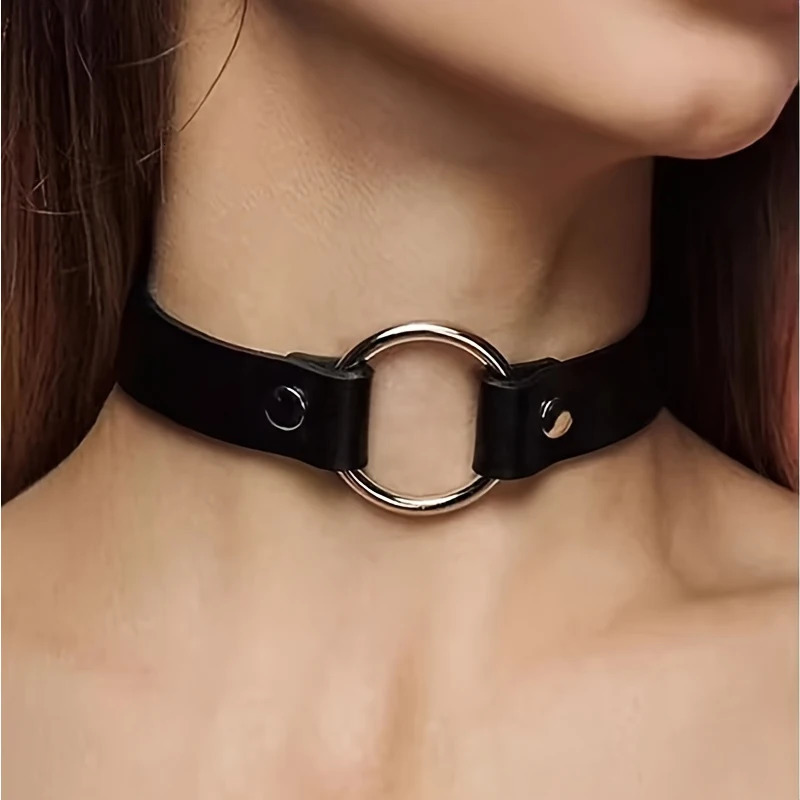 Fashion Punk Gothic Leather Collar Necklace Party Halloween Christmas Creative Birthday Valentines Day 251023
