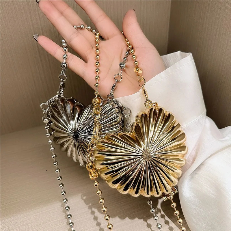 2025 Mini Women Acrylic Evening Bag Gold Silver Handbags Purse for Wedding Party Chain Crossbody Shoulder 251018