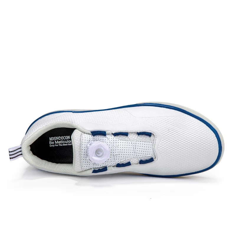 Couple Golf Shoes Mens White Waterproof Rotating buckle Fitness Spikeless Non slip Golf Golfer Training Golf Sneakers Women 251023ww