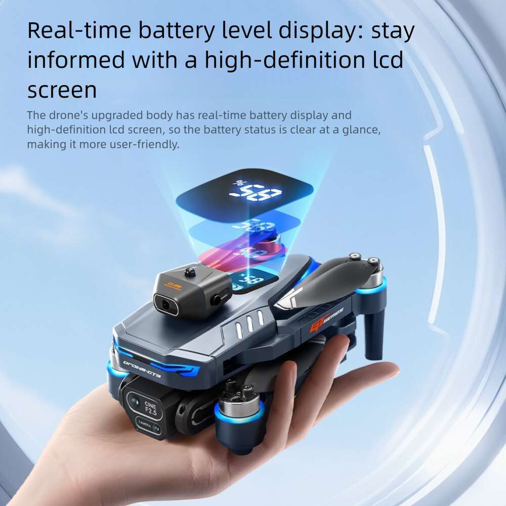 Screen GT Brushless Obstacle Avoidance HD Aerial Photography Quadcopter Remote Control Toy Airplane Drone