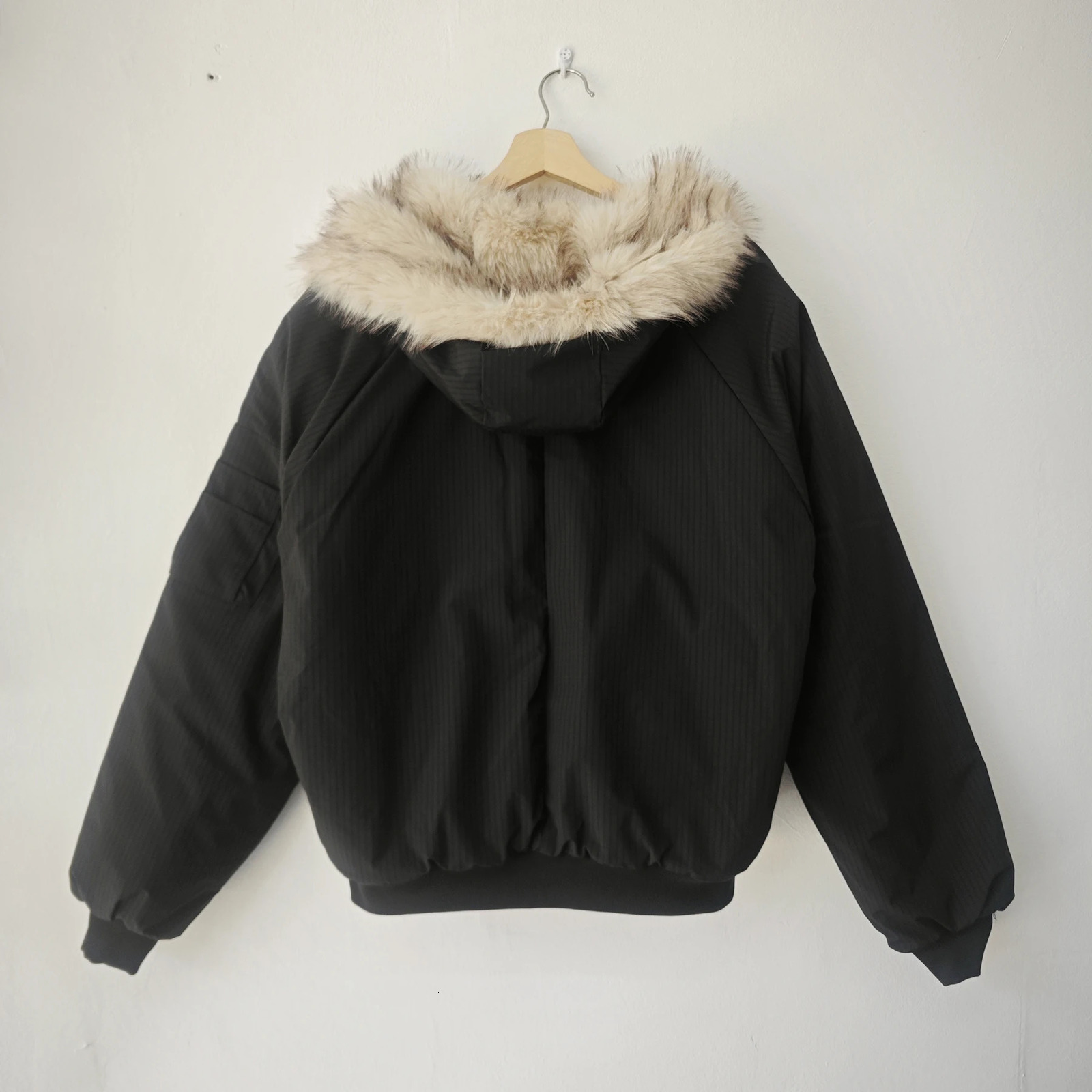 PFNW American Vintage Fur Collar Loose Casual Zipper Cotton Jakcets Mens Winter Trendy Warm Short Cottonpadded Coat CPG2188 251017