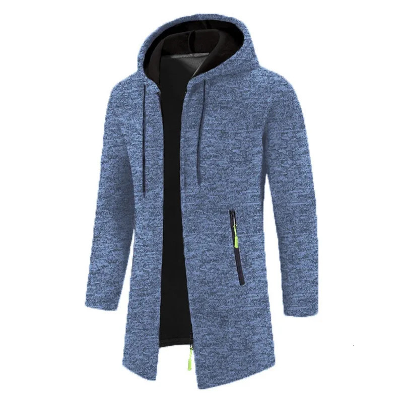 Sweatwear Mens Hoodies Long Sleeve Sweatshirts for Men Zipper Hooded Mens Oversize Winter Top Jacket Coat Black Sweater 251020