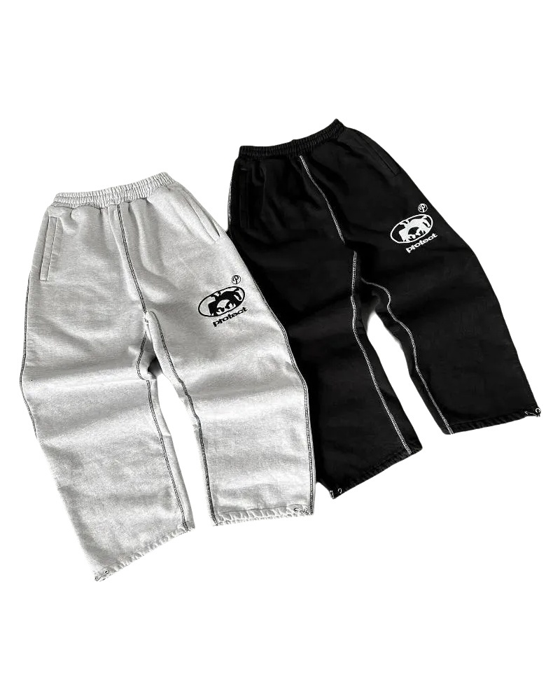 Men's Pants Streetwear PROTECT Joggers Designer Pants Sweatpants Y2K Haruku Hip Hop Letter Casual Men Women Elastic Waist Jogging Trouser Designe