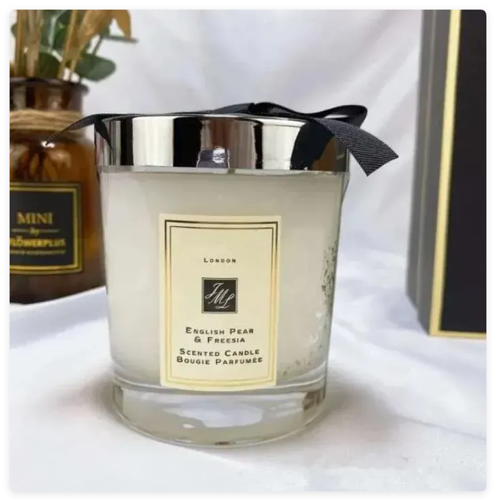 New Brand Incense English Pear Orange Blossom Women Solid Lasting Fragrance Good Smell less Scented Candles Perfume