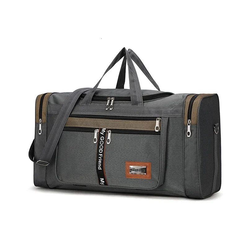 Unisex Oxford Travel Packet Handbags Large Capacity Carry On Luggage Bags Men Women Shoulder Outdoor Tote Weekend Waterproof Bag 251018