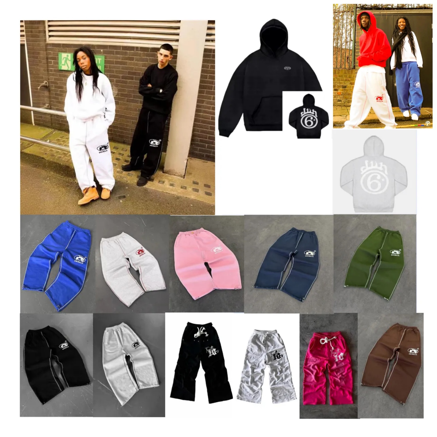 Men's Pants Hip Hop Letter Embroidery PROTECT Casual Fashion Sweatpants Men Women High Waisted Joggers Y2K Drawstring Cargo Black And Grey Keep W