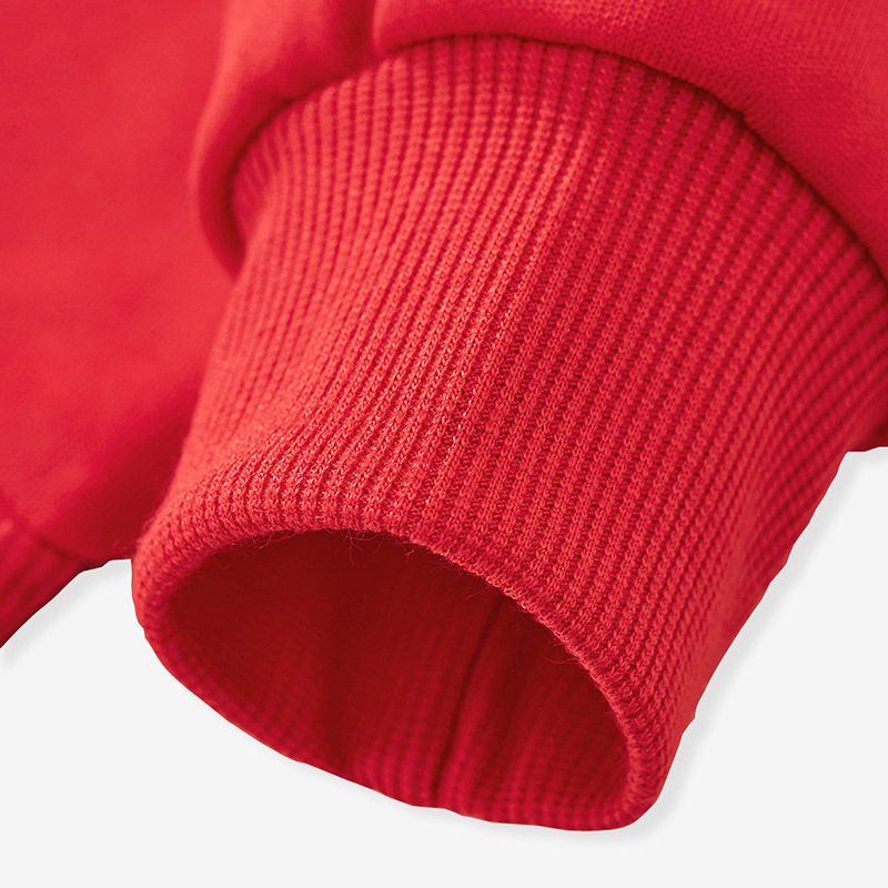 Hot selling children's clothing in Europe and America for autumn, winter, Christmas, children's long sleeved sportswear with cartoon embroid