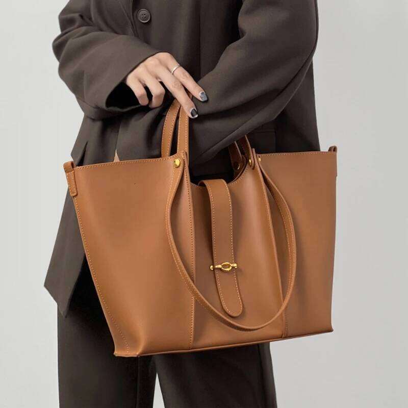 Special Offer Women Handbags Fashion Highend Tote Elegant Black Large Capacity Commuting High Quality Shoulder Bag