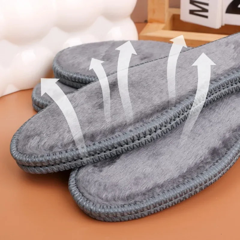 24pcs Self Heating Insoles Thermostatic Thermal Insole Faux Rabbit Fur Insole Winter Boots Pad Sole Thermal Insoles Plush Pads251020
