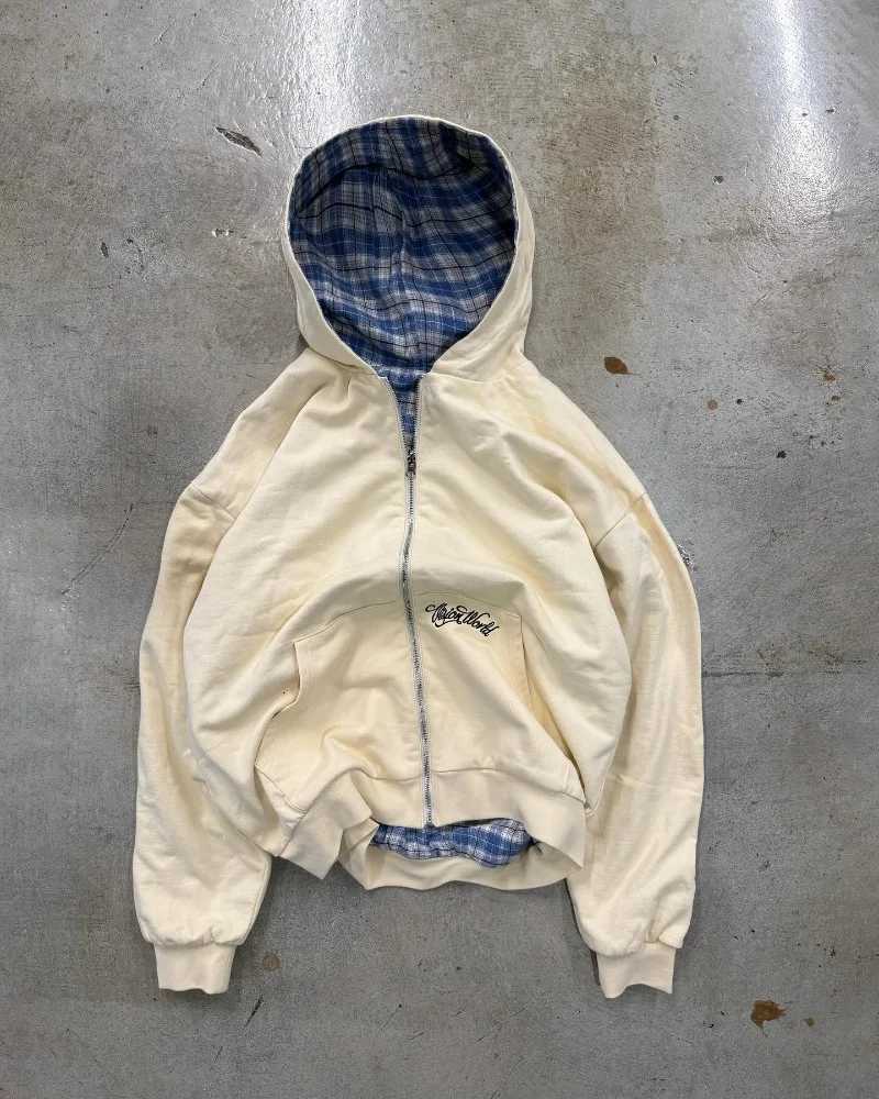 2025 new Y2K fashion European American doublesided wearable couple hoodie rock Harajuku punk retro Gothic trend coat W251027