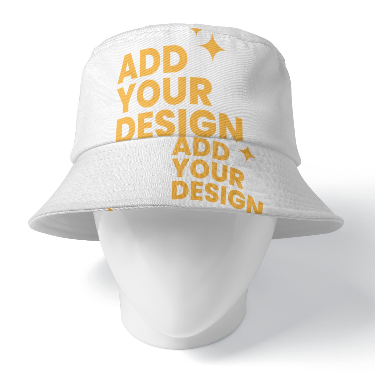 DHgatepod Reversible Bucket Hat - Double-Sided All-Over Print 100% Polyester Sun Hat with Two Wearable Styles