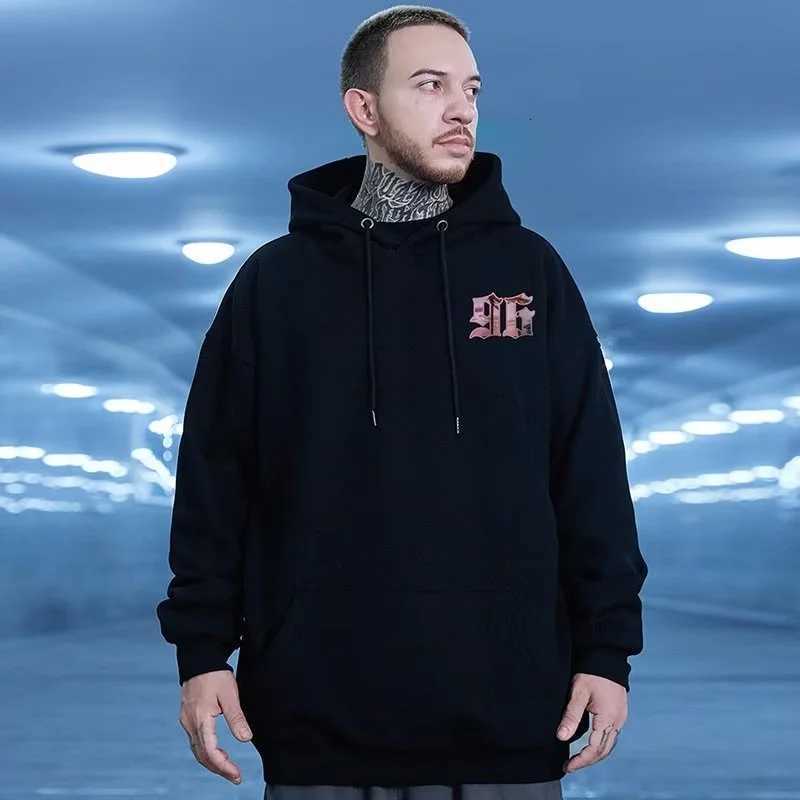 M8XL Oversized Hoodie Men American Style Letter Hooded Sweater Loose Hip Hop Plus Size Hoodie for Unisex W251027