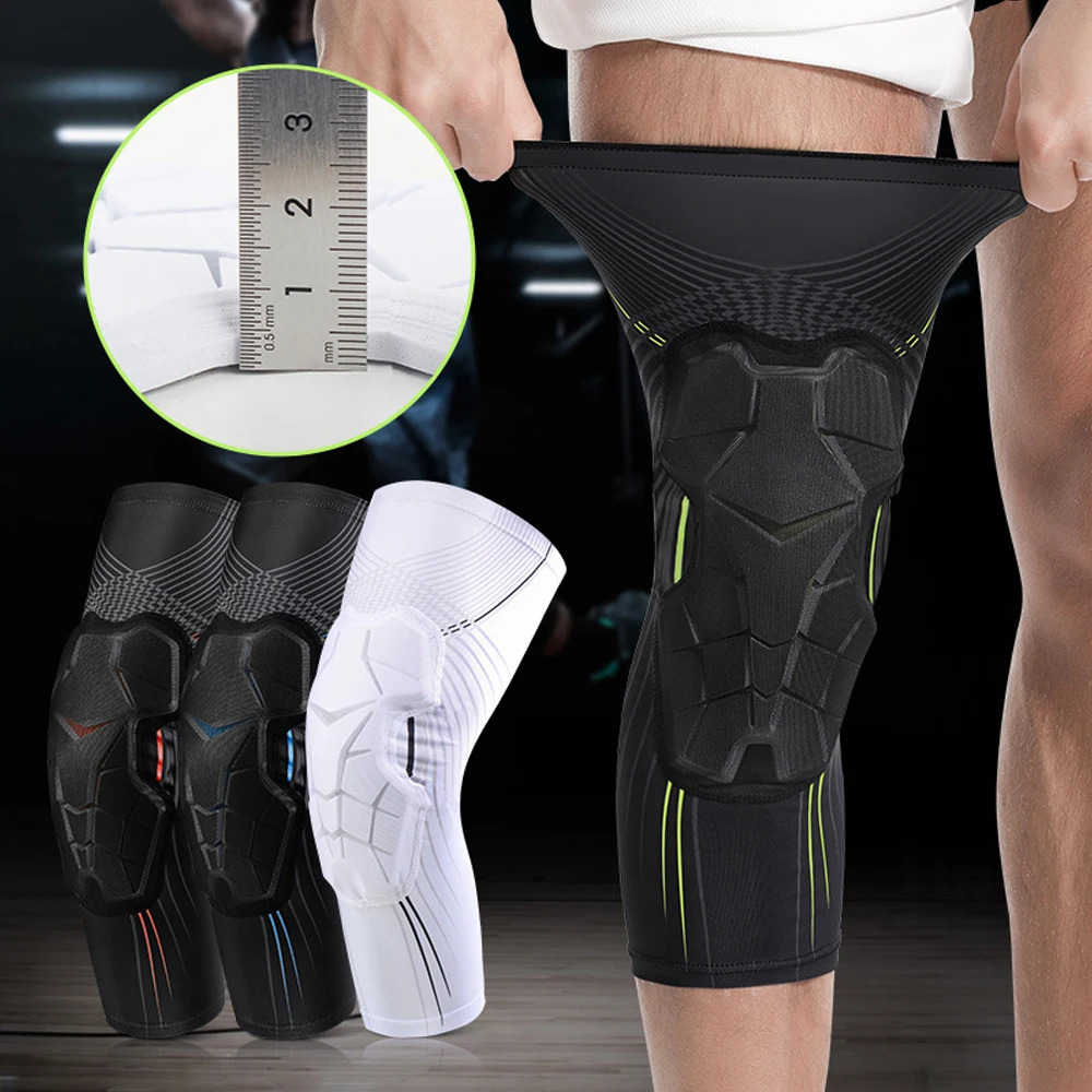 1Pcs2Pcs Knee Pads Basketball Shooter Sleeves Collision Avoidance Padded Knee Brace Support for Volleyball Football Baseball 251023