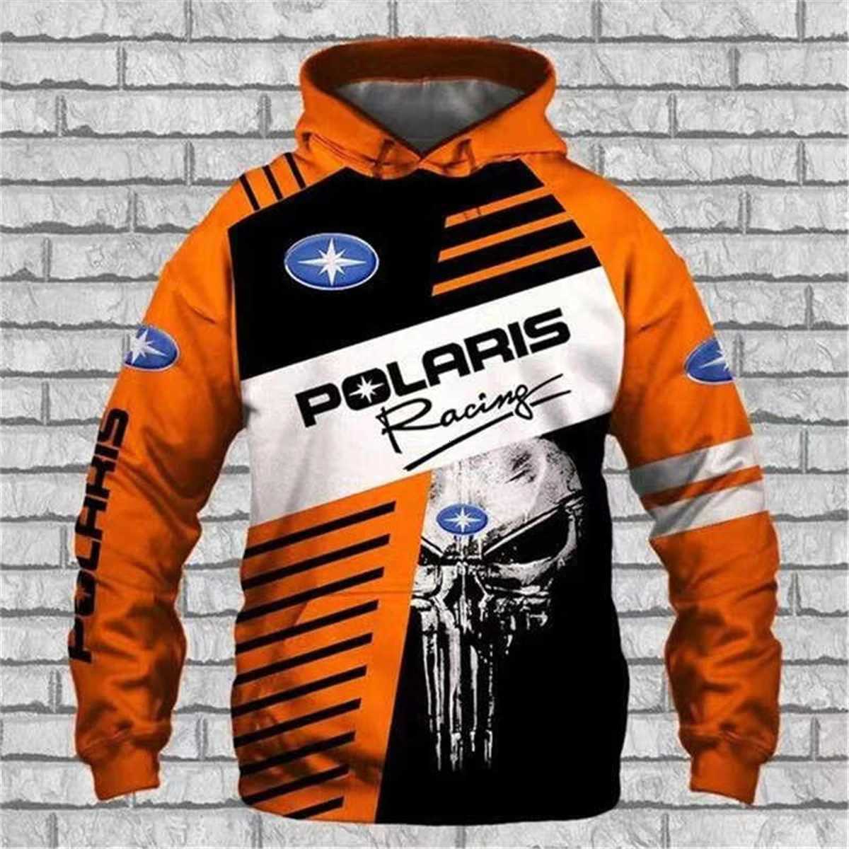 2025 Polaris Racing Hoodies For Men Fashion Outdoor Extreme Sports Hooded Pullover Autumn Winter Oversize Comfortable Sweatshirt W251027