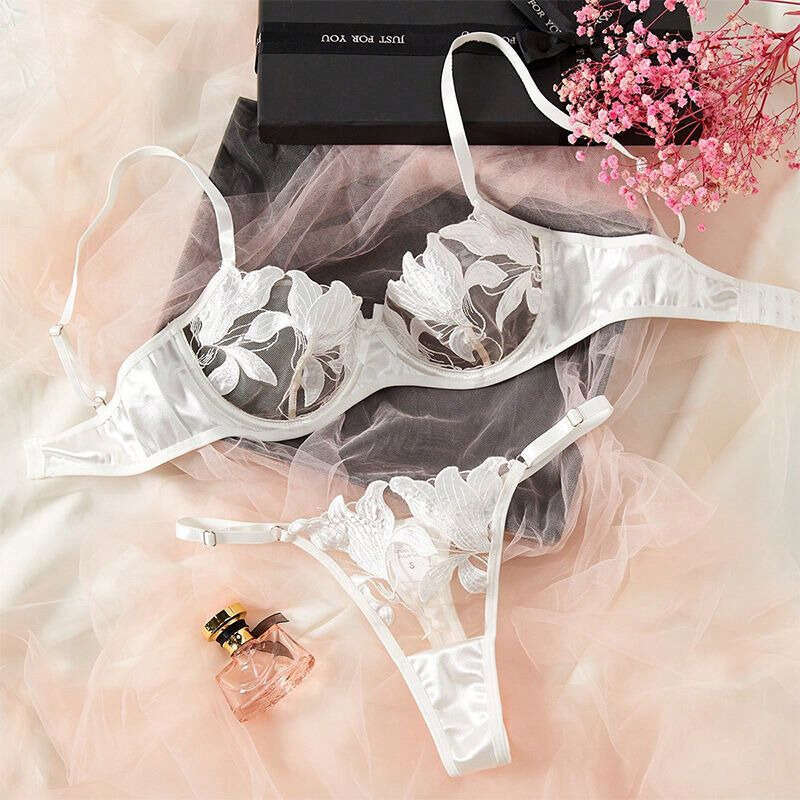 Lace Sexy Lingerie Women S Intimates Fresh Flower Embroidery Lingerie Bra Sexy Suit Ladies