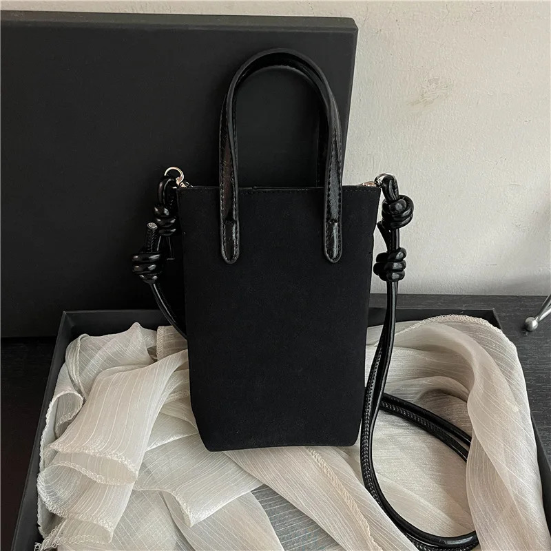 Retro Niche Leopard Print Bag Womens Autumn and Winter Versatile Messenger Bag Super Fire Suede Mobile Phone Small Square Bag 251027