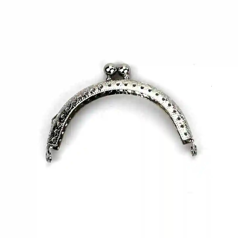 10 PcsLot 85 CM Size Double Bead Semicircular Metal Purse Frame Kiss Clasp Clutch DIY Bag Accessory 251027