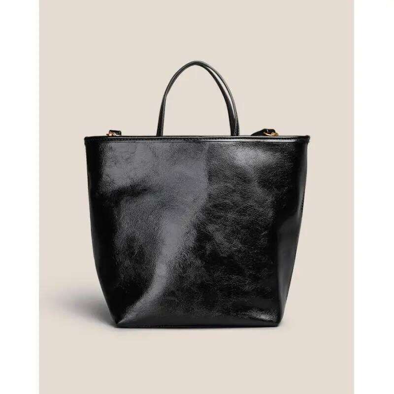 New French Retro Horizontal Square Large Capacity Handbags For Women Casual Commuting Single Shoulder Crossbody Bags Trendy