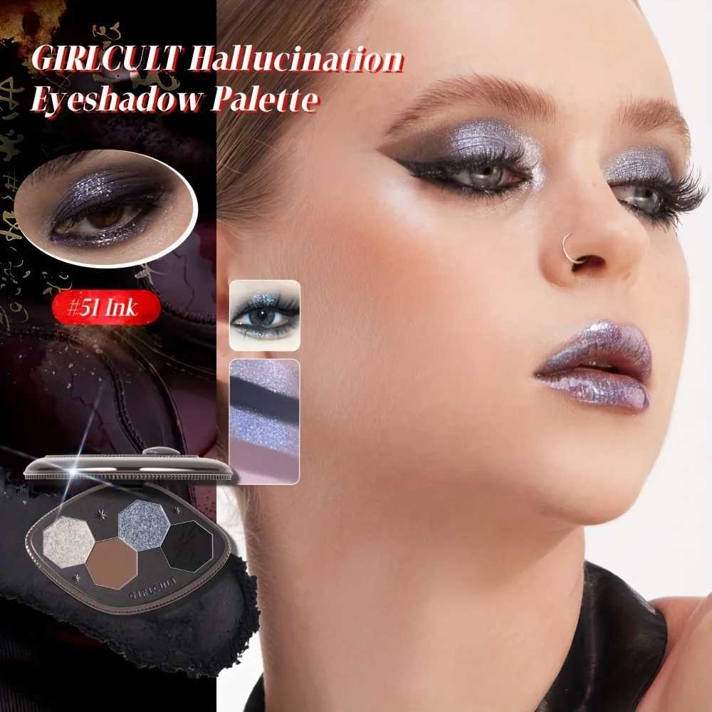 Girlcult 4 Color Eyeshadow Palette Matte Shimmer Duochrome Highly Pigmented Long Lasting Natural Earth Tones Portable MakeupXJ251027