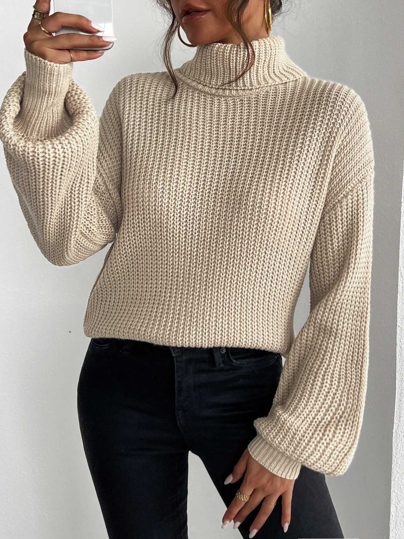 New autumn and winter high neck long sleeved pullover sweaterT251027