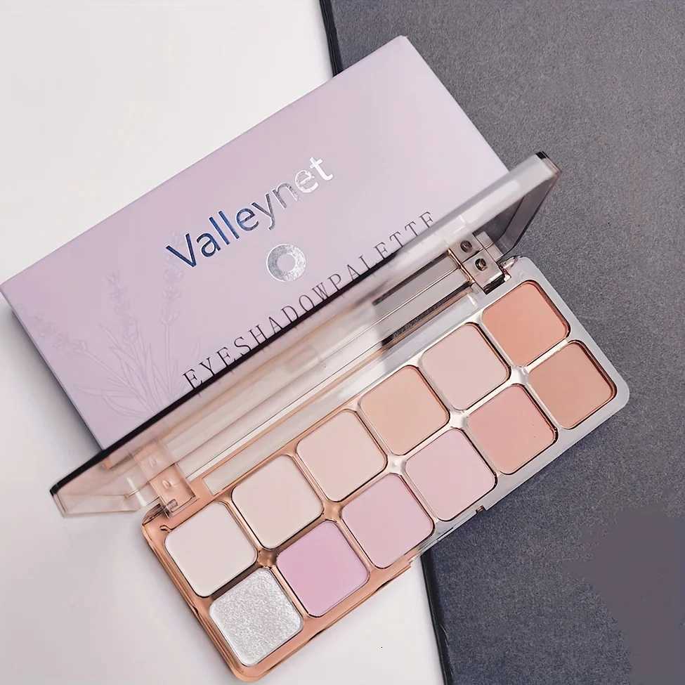 12 Color Eyeshadow Palette Earth Tones Shimmer Matte Waterproof Longlasting Pressed Powder Eye Shadow Palette MakeupXJ251027