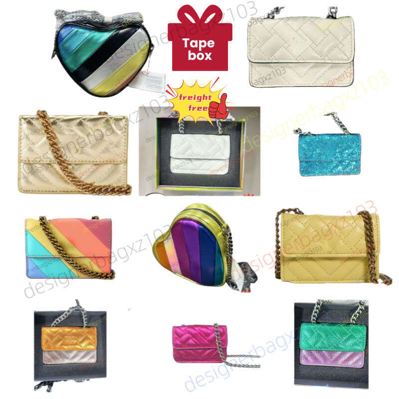 Kurt Kieger Bag Luxury Bag Designer Bag Purse Best Selling Silver Handbag Eagle Head Embroidered Color Block Contrast Glossy Card Holder Shoulder Sac Freight Free