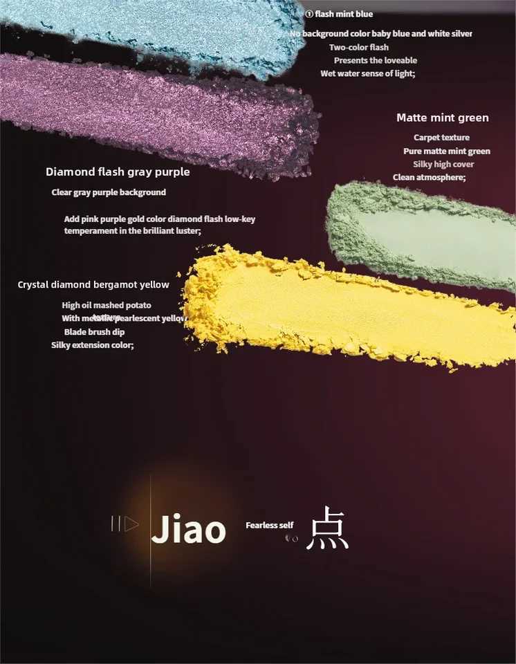 16 Color Green Pearl Eyeshadow Palette Waterproof LongLasting Diamond Shimmer Sparkling Crystal Eye Makeup for CosplayXJ251027