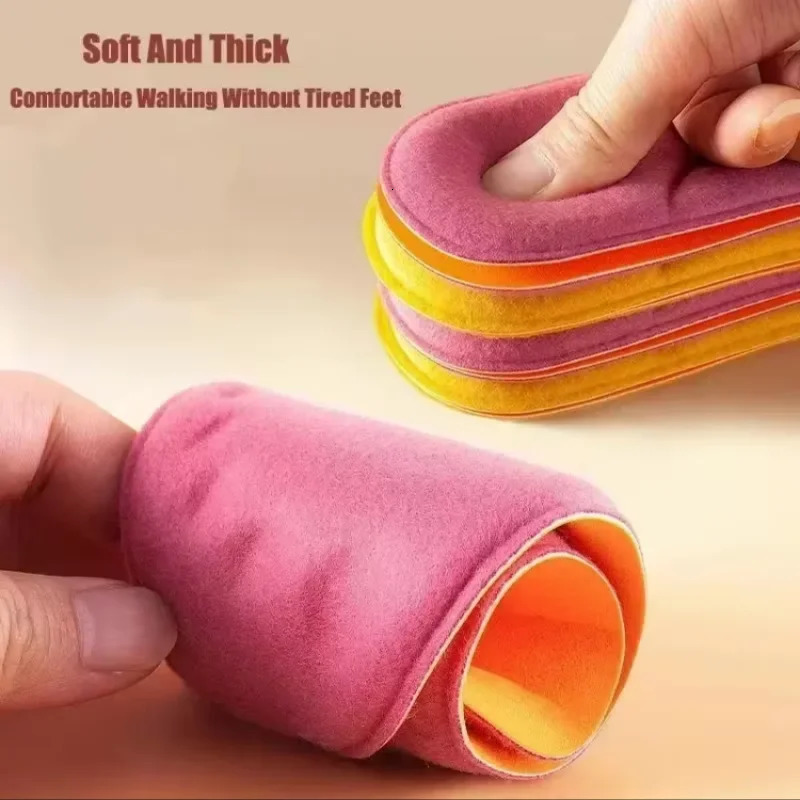 2Pairs Self Heating Insoles Thermostatic Thermal Insole Massage Memory Foam Arch Support Shoe Pad Heated Pads Winter Men Women251020