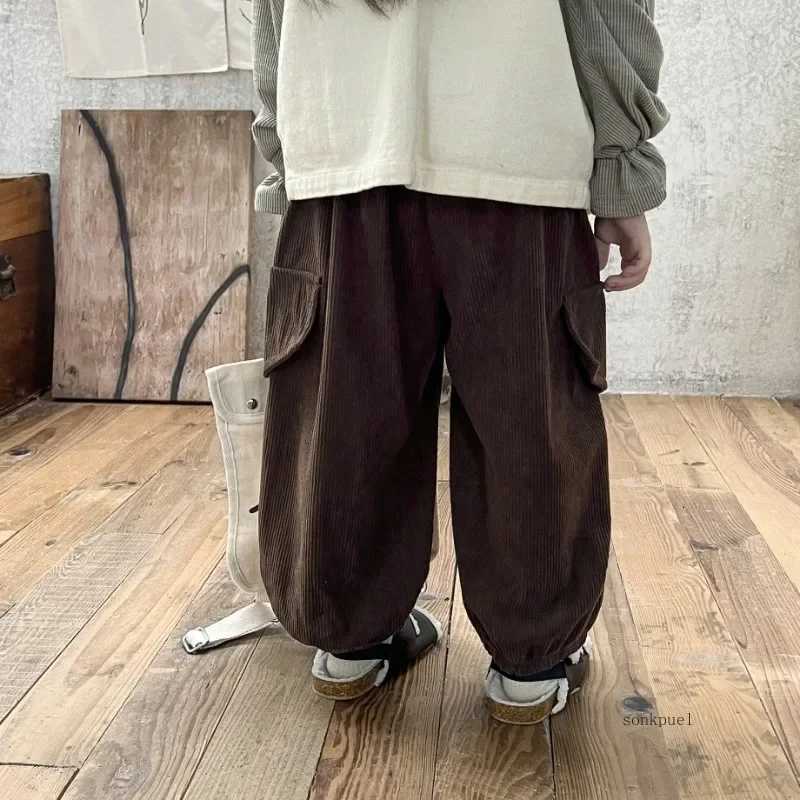 2024 Childrens Casual Pants 17Y Boy Girls Baby Spring Autumn Pants Kids Trousers ClothingT251027