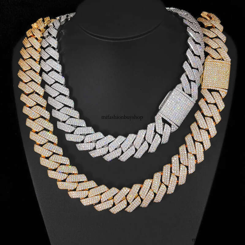25mm Hip Hop Cuban Bracelet Gold Plated Iced Out 5A Zircon Necklace Heavy Thick Chain For Men aaa