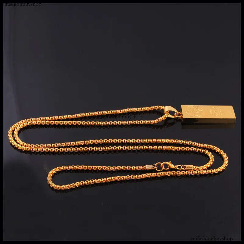 Hip Hop Men Plated Iced Out Gold Bar Pendent Necklace With Tennis Chain America Popular believe Necklaces Jewelry Gift aaa