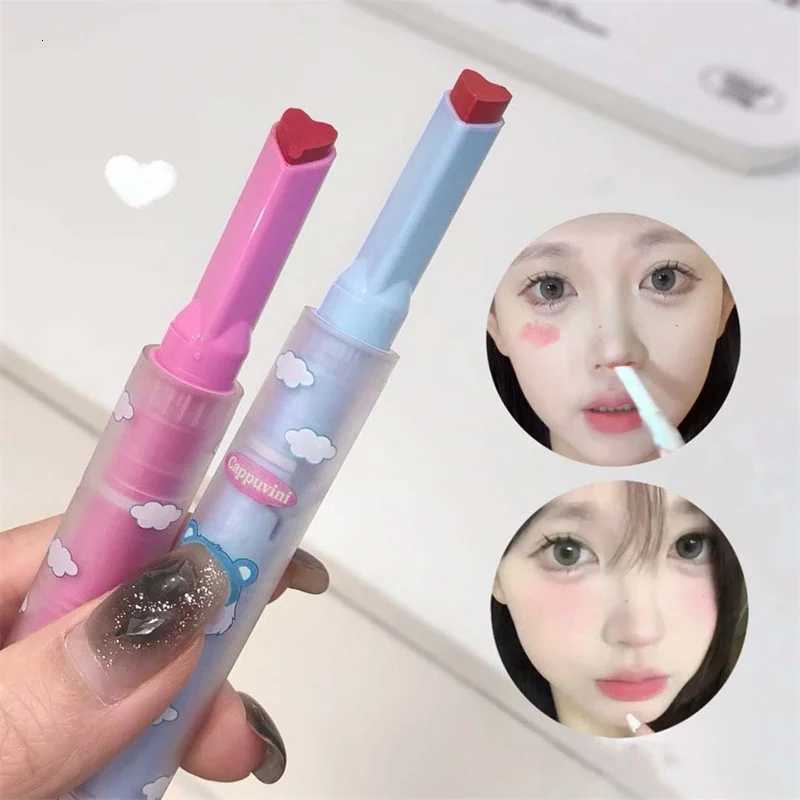6 Colors Matte Lipstick Love Shape Waterproof Long Lasting Lip Sticks Not Fading Solid Velvet Lipsticks Women Make Up Cosmetics W251027