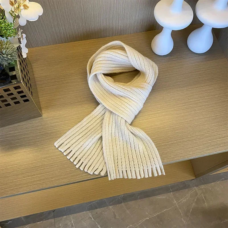 Childrens scarf retro western style small scarf baby striped bib boys and girls solid color versatile tassel scarf trend 251027