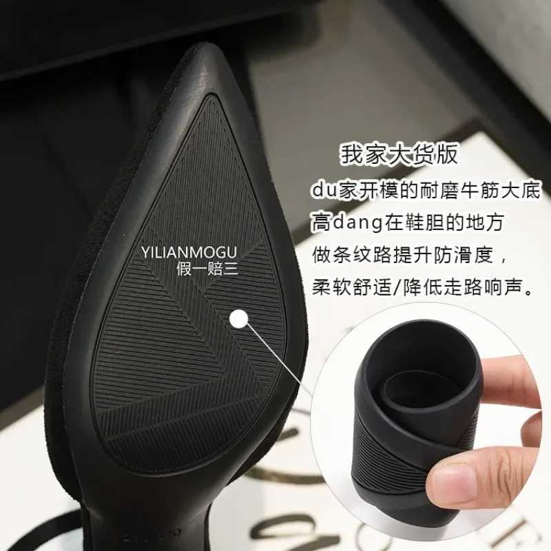 Comemore 2025 Summer Bow Black High Heel Sandals Laceup Solid Ladies Shoes Fi Thin Heels Buckle Womens Sandals banquetXJ251027