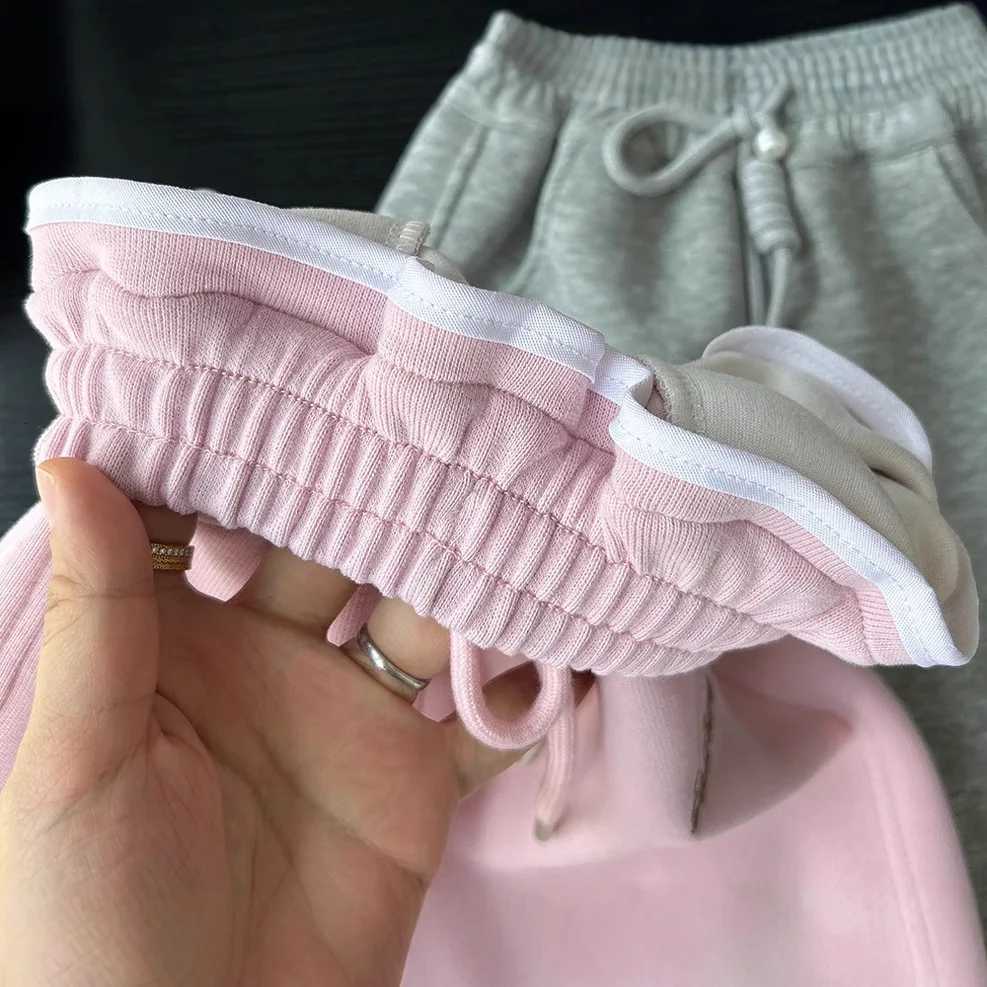 Baby Girls Autumn Sweatpants Drawstring Letter Embroidery Toddler Girls Sport Pants Simple Solid Color Kids Baby Girls PantsT251027