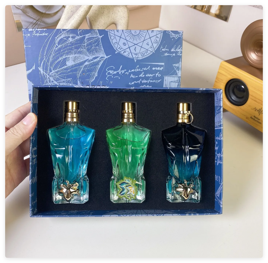 New Perfume Gift Set Men Women Cologne Fragrance 40ml 3PCS EDP EAU De Parfum Brand Perfum Long Pleasant Fragranc Gifts fast ship