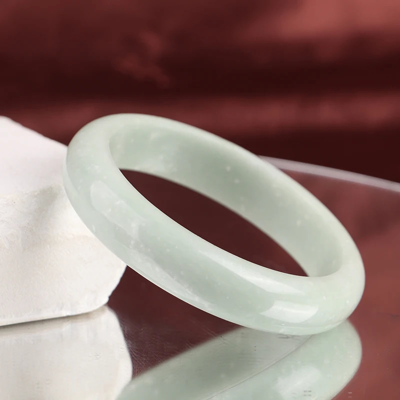 Green Jade Bangle Bracelet Charm Fine Jewelry Accessories Gifts For Women 251024