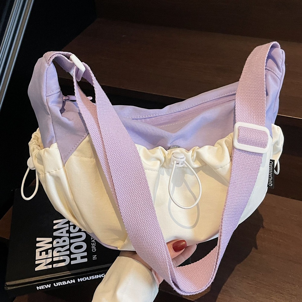 Easy-Carry Lightweight Ladys Tote Stylish Cotton Fabric Shoulder Satchel