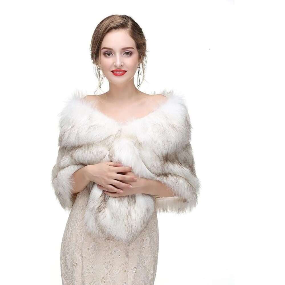 Rex Faux Shawl Autumn New Imitation Rabbit Fur Cape Vest Women's Coat