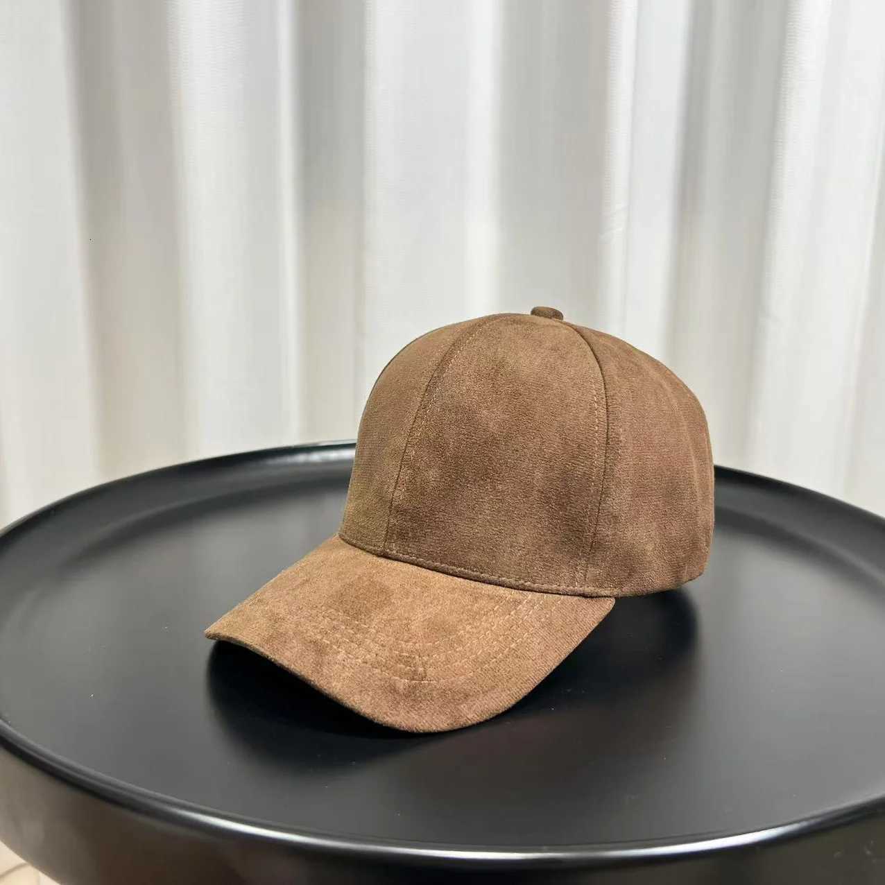 Fashion Adjustable Suede Baseball Caps For Men Women Autumn Winter Solid Retro Snapback Hip Hop Hat Unisex Street Sun Visor CapsW251027