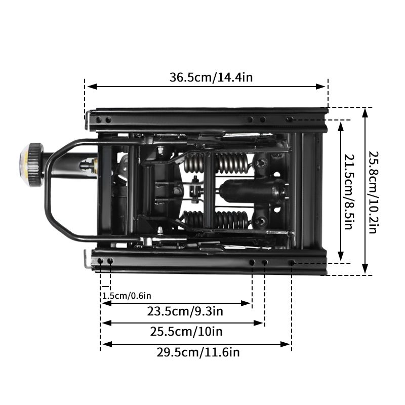 Universal Mechanical Suspension Seat Bracket Heavy Duty Shock Mount for Truck and Construction Machinery Free Shipping