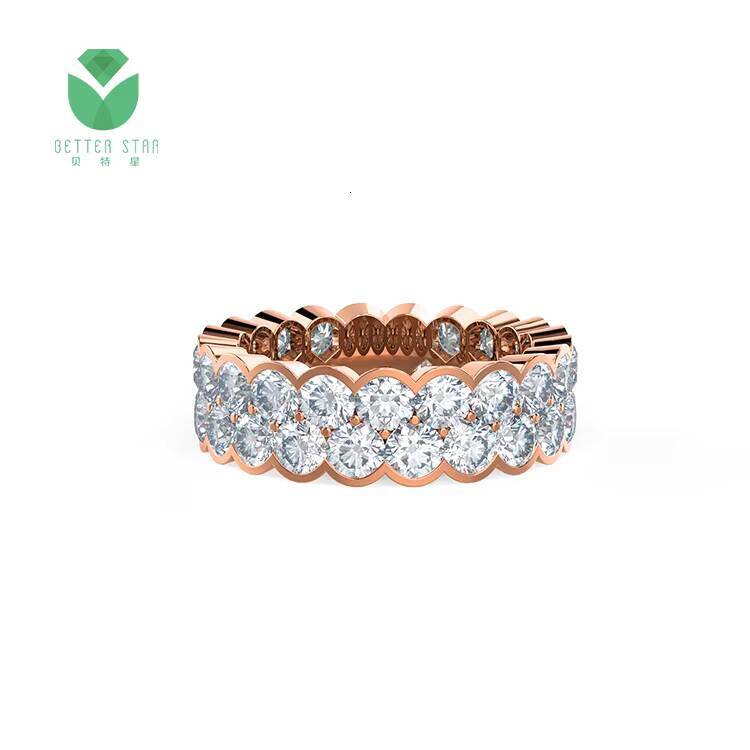 Custom Jewelry Lab Diamond Ring 18 K Lab Created Diamond Rings Wedding Ring Diamond