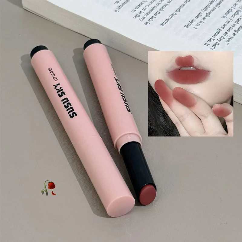 Matte Dark Coffee Lipstick Pen Long Lasting Sexy Red Lipsticks Waterproof Nondrying Nude Brown Lip Gloss Makeup Women Cosmetics W251027