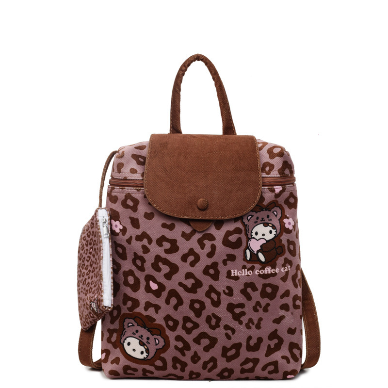 Free shipping designer bag Cute Cartoon Handheld Bucket Bag for Women New Double Shoulder Bag College Style Student Backpack