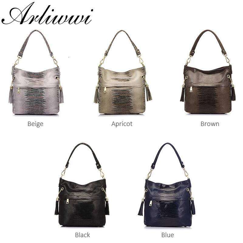 Designer Luxury Genuine Women S Shoulder Handbags Shiny Emed Lady Suede Cowhide Real Leather Bags New Cross Body Bucket Bag