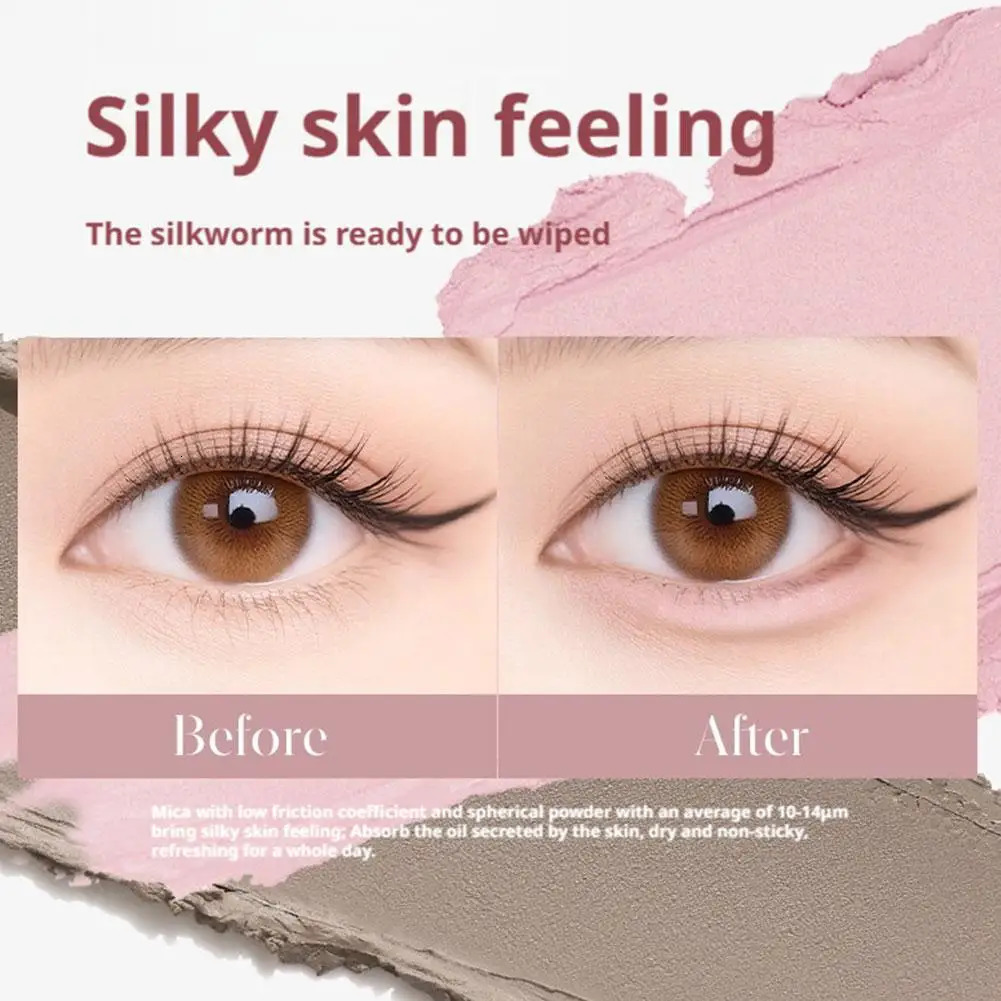 Dezone Double Ended Lying Silkworm Pen Mulitfuntional Brush Onestroke Shaping Natural Look Brightens Shadows Makeup Cosmetics 251027