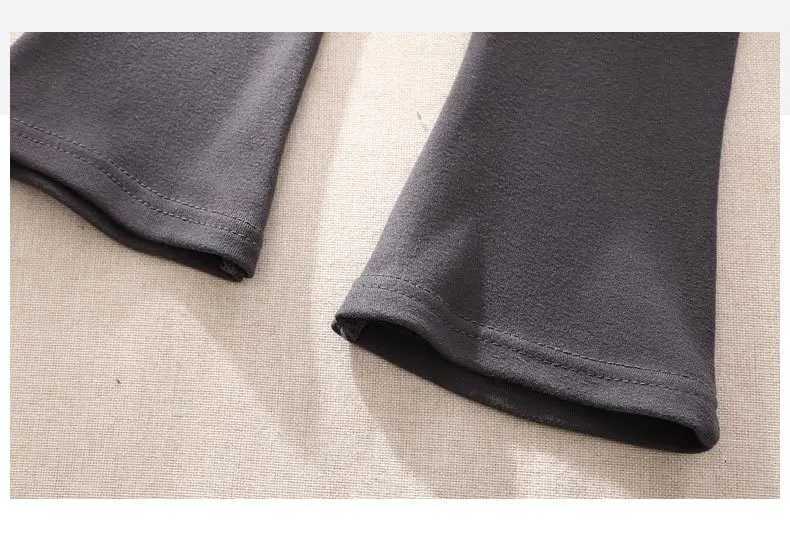 Korean Style Girls Elastic Legging Spring Autumn Solid Color Flat Waist Micro Flare Pants For ToddlersT251027